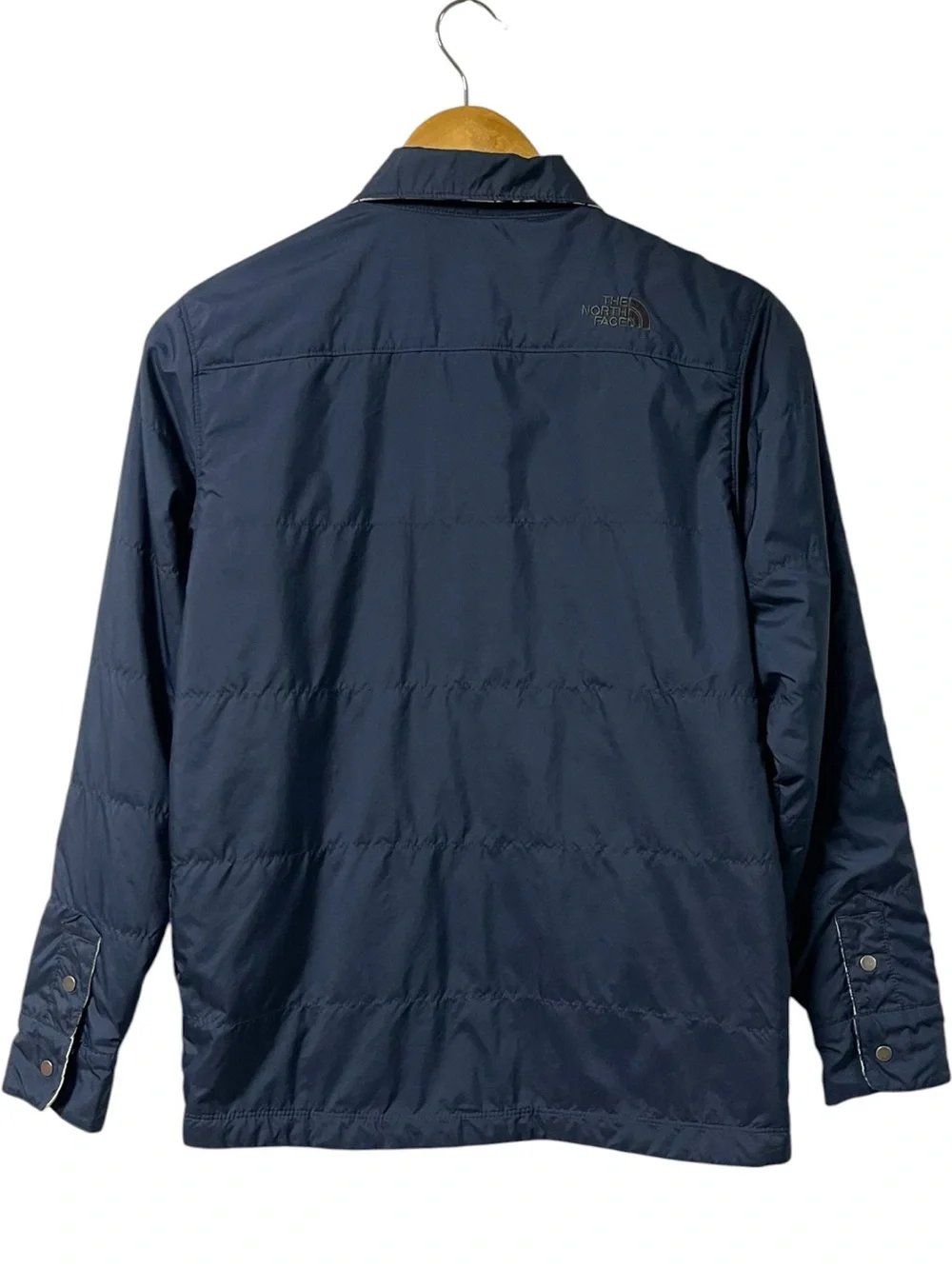 The North Face Boy’s 14/16-L Navy Button-Front Lightweight Jacket
